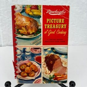 1959 Rawleigh's Picture Treasury Good Cooking Cookbook Tested Recipes Institute